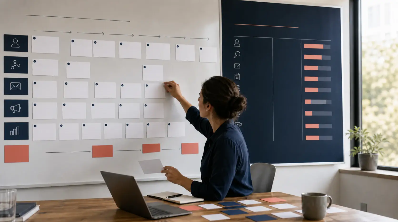 Revenue analyst separating an observed partner journey from a transparent credit model
