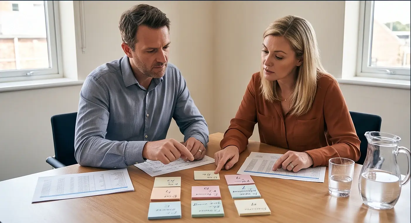 Revenue team comparing predicted lead priority with actual sales outcomes