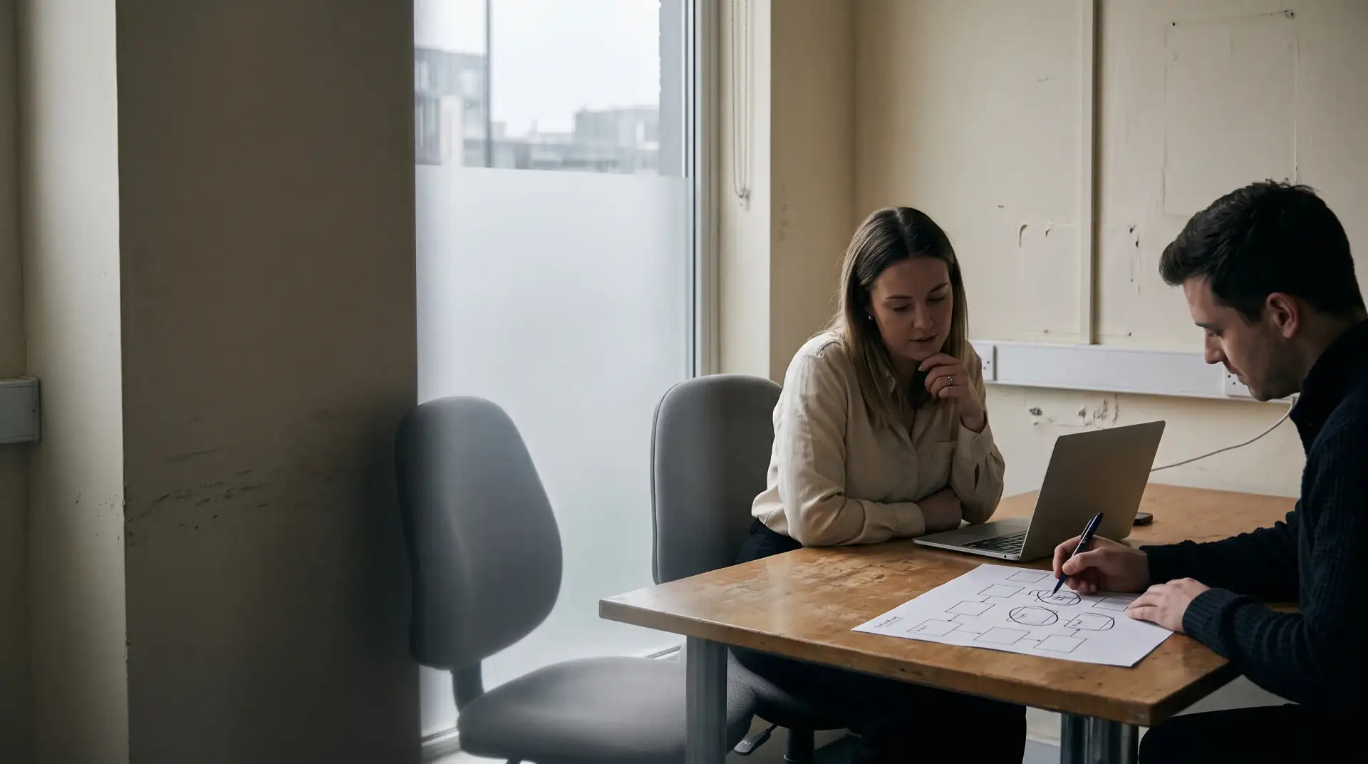 Revenue team mapping a governed AI-assisted customer workflow